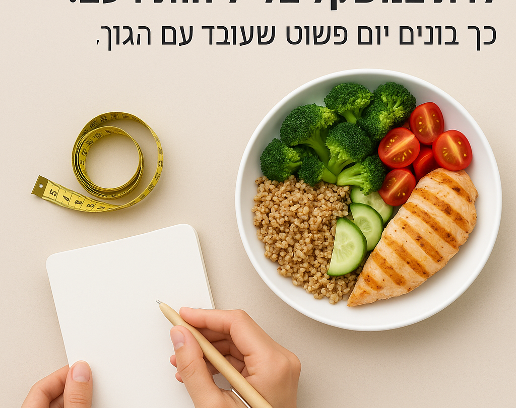 אתגר 10 הימים – ירידה במשקל והרגשה קלילה - לרדת במשקל בלי להיות רעב: כך בונים יום פשוט שעובד עם הגוף, לא נגדו