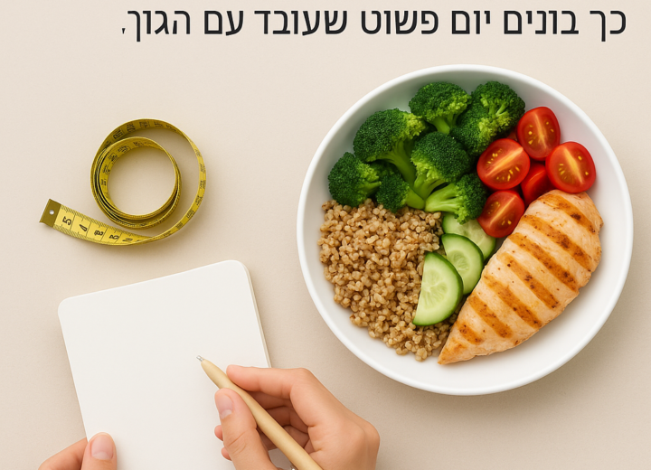 אתגר 10 הימים – ירידה במשקל והרגשה קלילה - לרדת במשקל בלי להיות רעב: כך בונים יום פשוט שעובד עם הגוף, לא נגדו