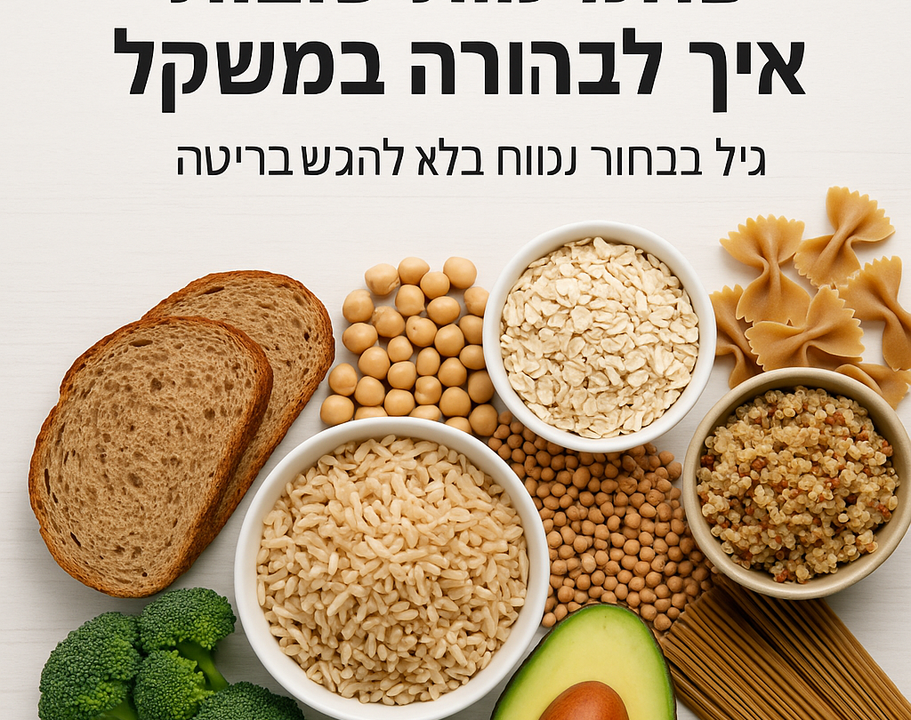 אתגר 10 הימים – ירידה במשקל והרגשה קלילה - פחמימות טובות לירידה במשקל: איך לבחור נכון בלי להרגיש בדיאטה